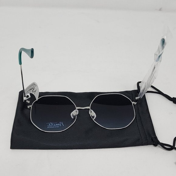 Nanette Lepore Sunglasses Silver Frame Aqua IONN0624-R - Picture 8 of 9